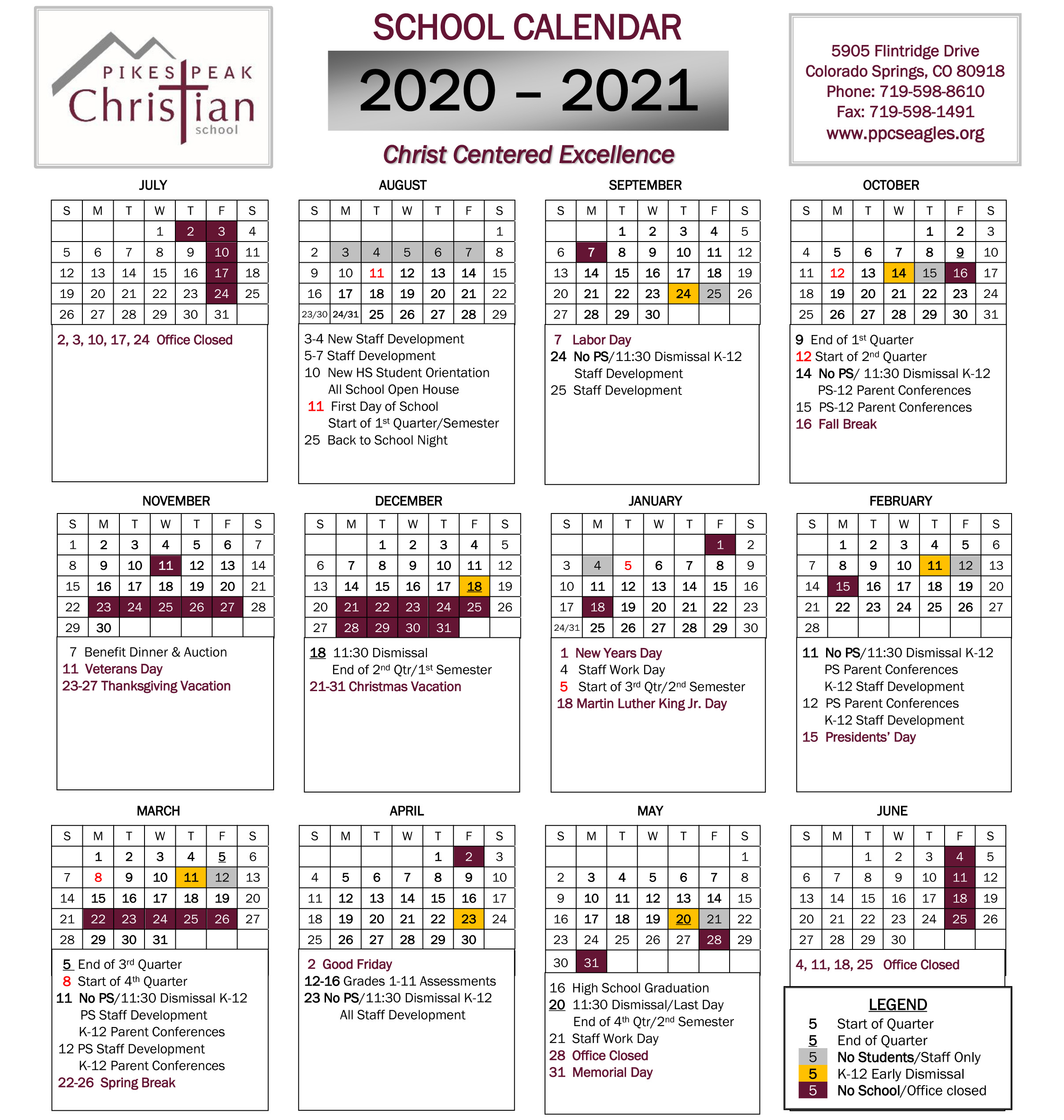 About Pikes Peak Christian School